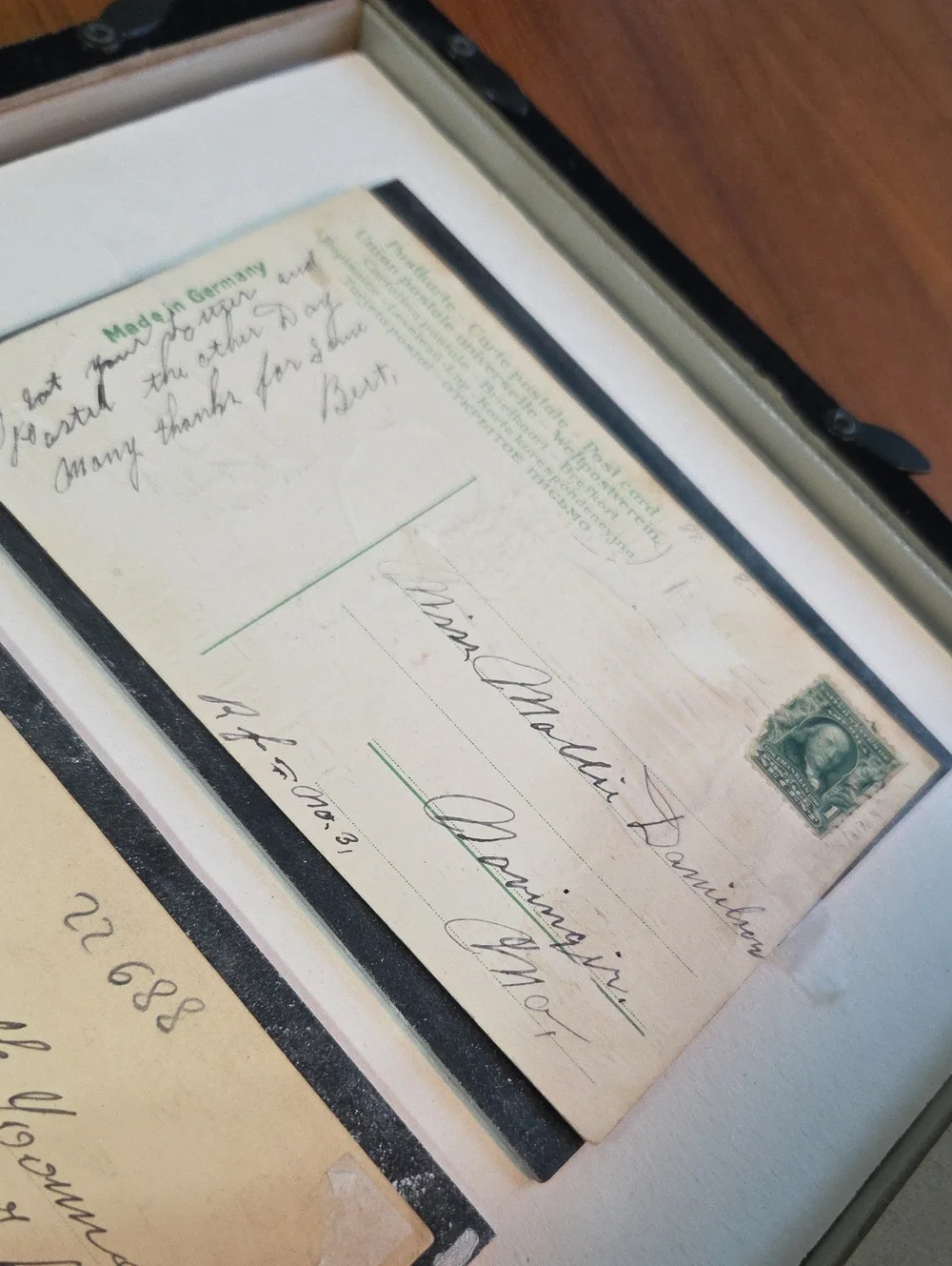 1900s Lovers Postcards  Framed